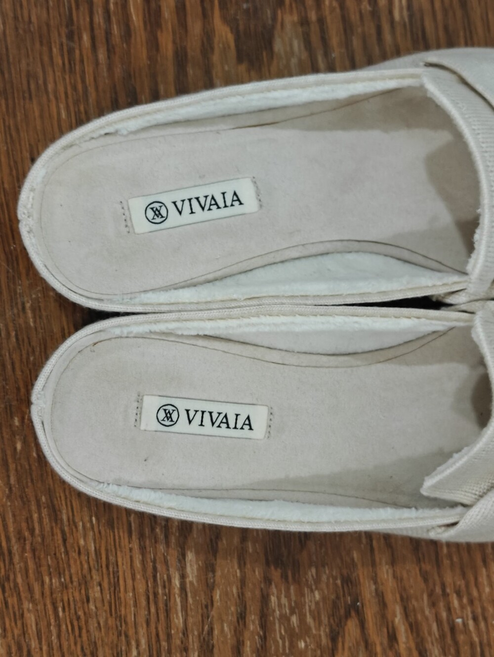Vivaia Mules Cream White Size 42 Office Siren Business Old Money - Picture 6 of 11